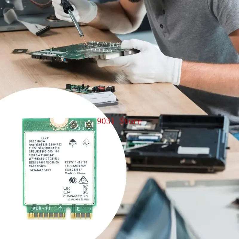 E201NGW WIFI 7 CNVIO3 Wireless Card Networking Adapter متوافق 5800 ميجابت في الثانية