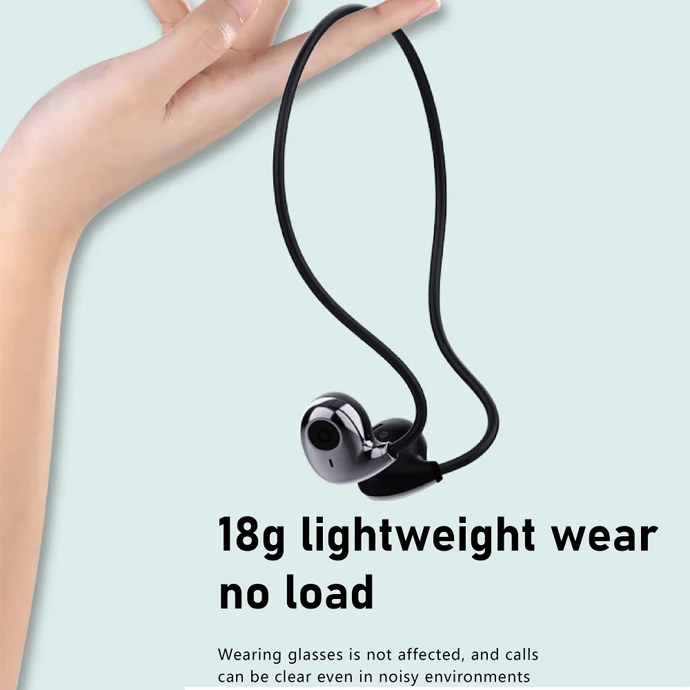 Waterproof Open-Air Blue Tooth 5.3 Earphone ENC Noise Canceling Headphones Wireless Headset Men Women Sport 360° Panoramic Audio