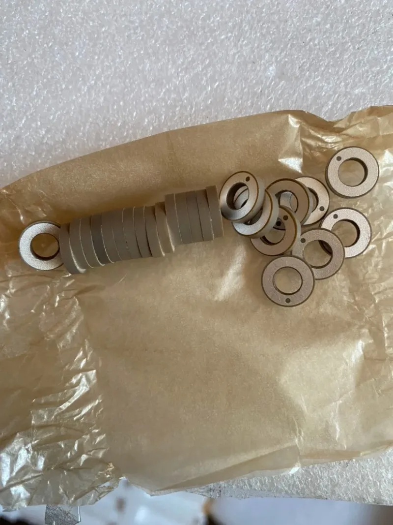 PZT4 PZT8 Piezoelectric Ceramic Ring Chip, Ultrasonic Vibration Sensing Transducer
