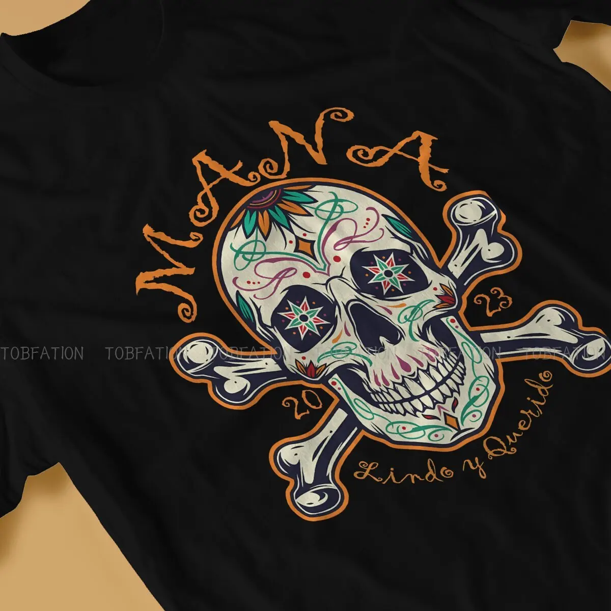 Mana 2023 Mexico Lin Special TShirt Mexico Skull Leisure T Shirt 100% Cotton Stuff For Men Women