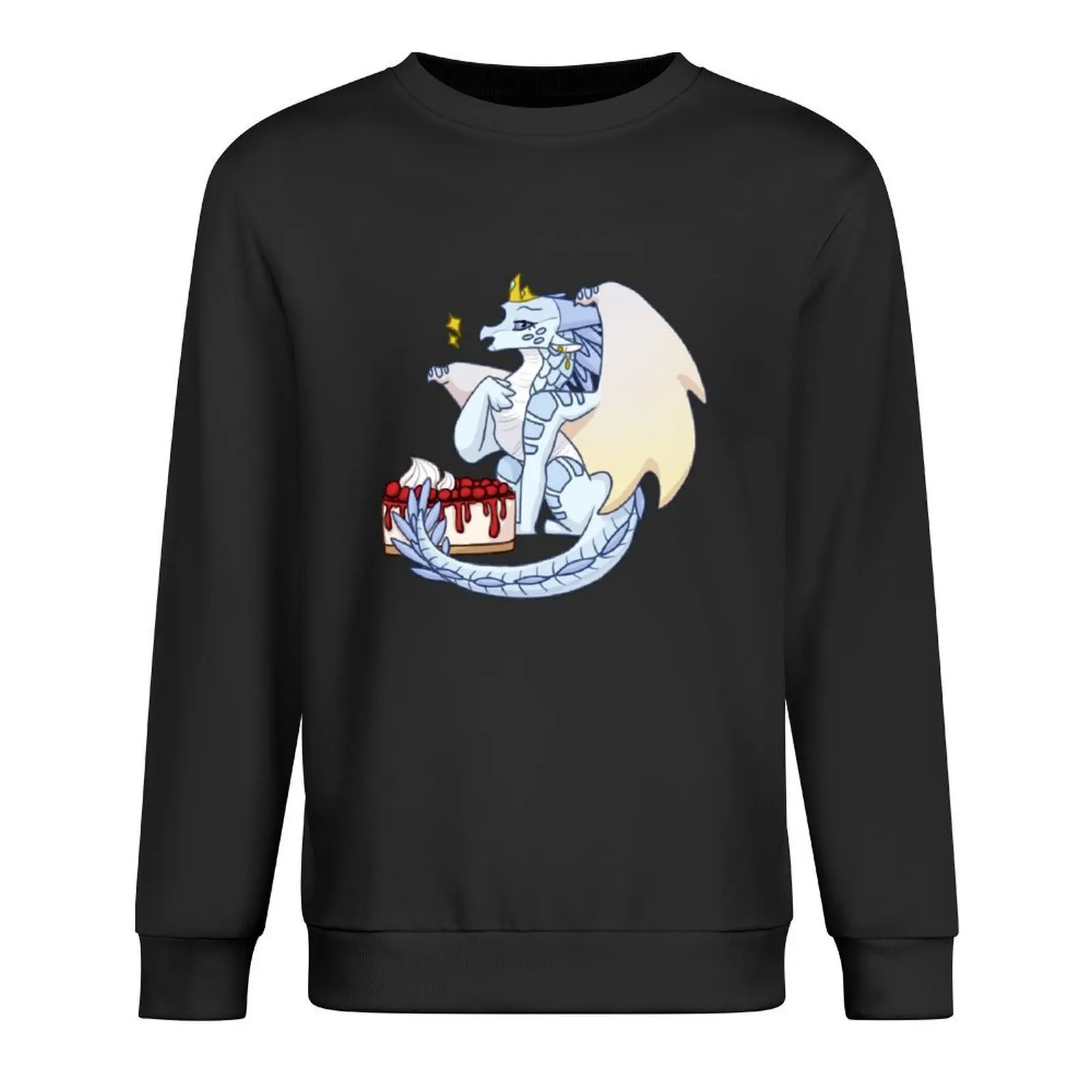 

Queen Snowfall with Fancy Cheesecake Pullover men's clothes clothes for men male clothes korean men's sweatshirt