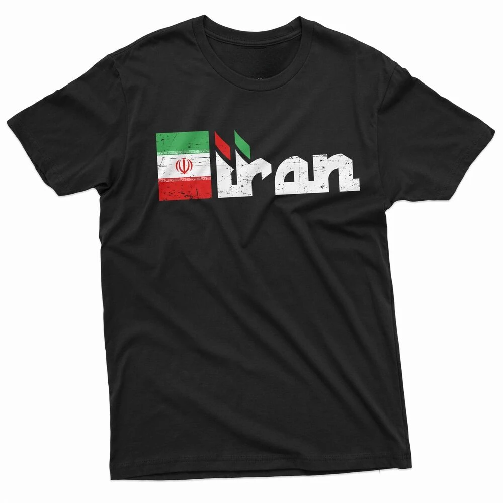 

Hot Sale Iran Flag Patriotic T-Shirt Iranian Gifts T Shirt Short Sleeve Casual 100% Cotton O-Neck Summer Mens T-shirt Size S-3XL