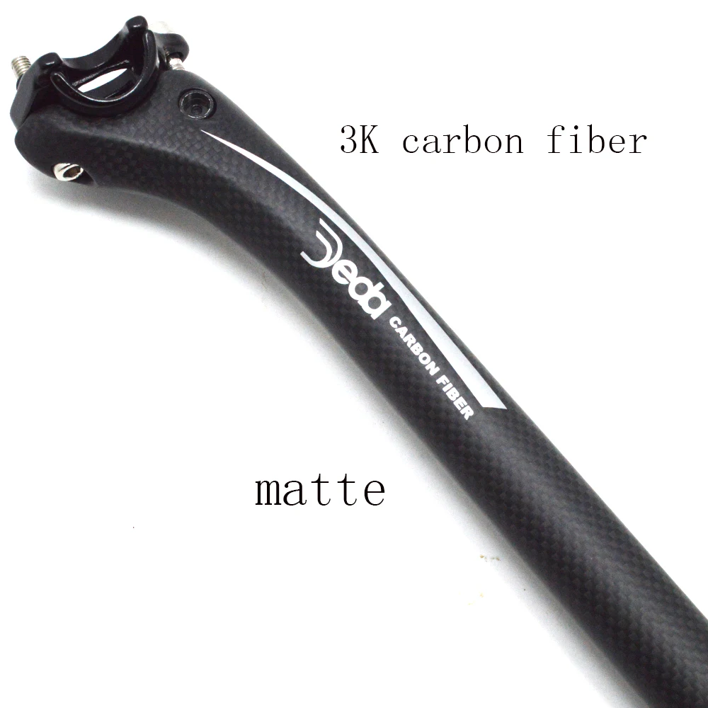 DEDA Full Carbon Fiber Road or Mountain Bicycle Seat Post Off 25mm Seatpole Diameter25.4 27.2 30.8 31.6mm  Glossy or Matte