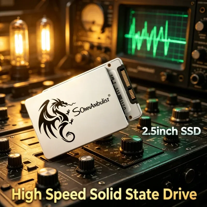 

For PC Hardware Upgrade: 2026 Economical SomnAmbulist SATA III SSD 64GB-2TB Supporting Fast Boot