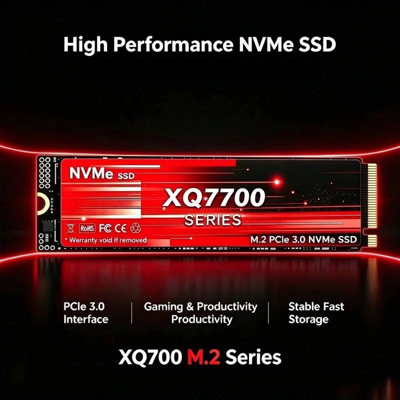 XQ7700 NVMe M.2 PCIe 3.0 SSD 1TB 2TB 4TB Fast Read Write Internal Solid State Hard Disk For Laptop Desktop Computer