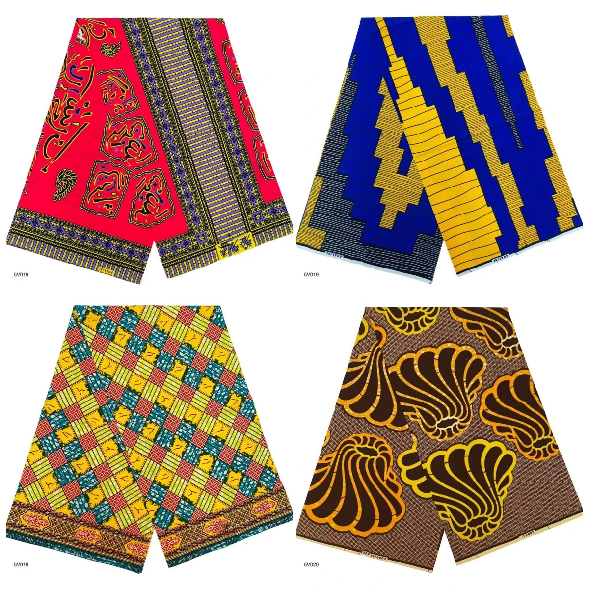 

2025 Latest Soft High Quality African Wax Prints Fabric Guaranteed Veritable Real Tissu Wax 6Yards 100% Cotton Wax TN5-1108-1