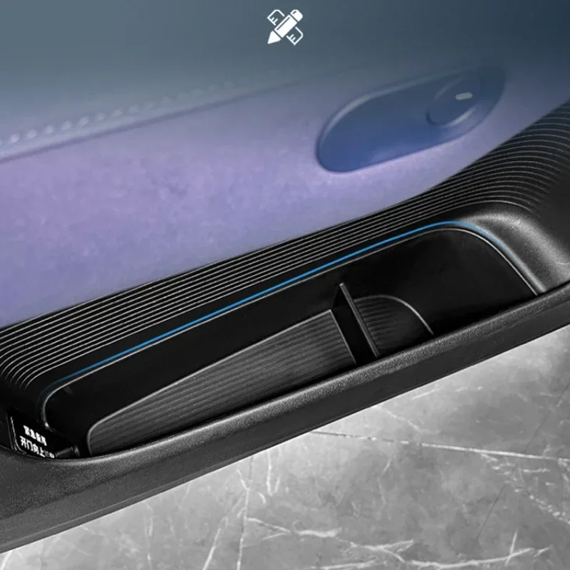 for Xpeng G6 Door Side Storage Box TPE Front Rear Door Handle Organizer Tidying Car Accessories