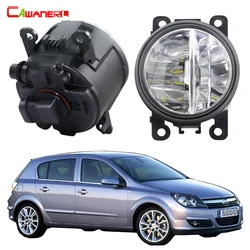 2 Pieces Car Front LED Fog Light Assembly For Opel Astra G H 1998-2010 30W H11 Fog Daytime Running Lamp DRL Accessories