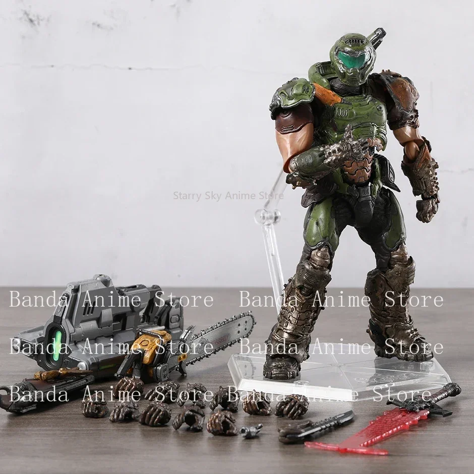 Op voorraad Figma SP-140 Doom Slayer Action Figure Beeldje Collectible Model Doll Toy Gifts