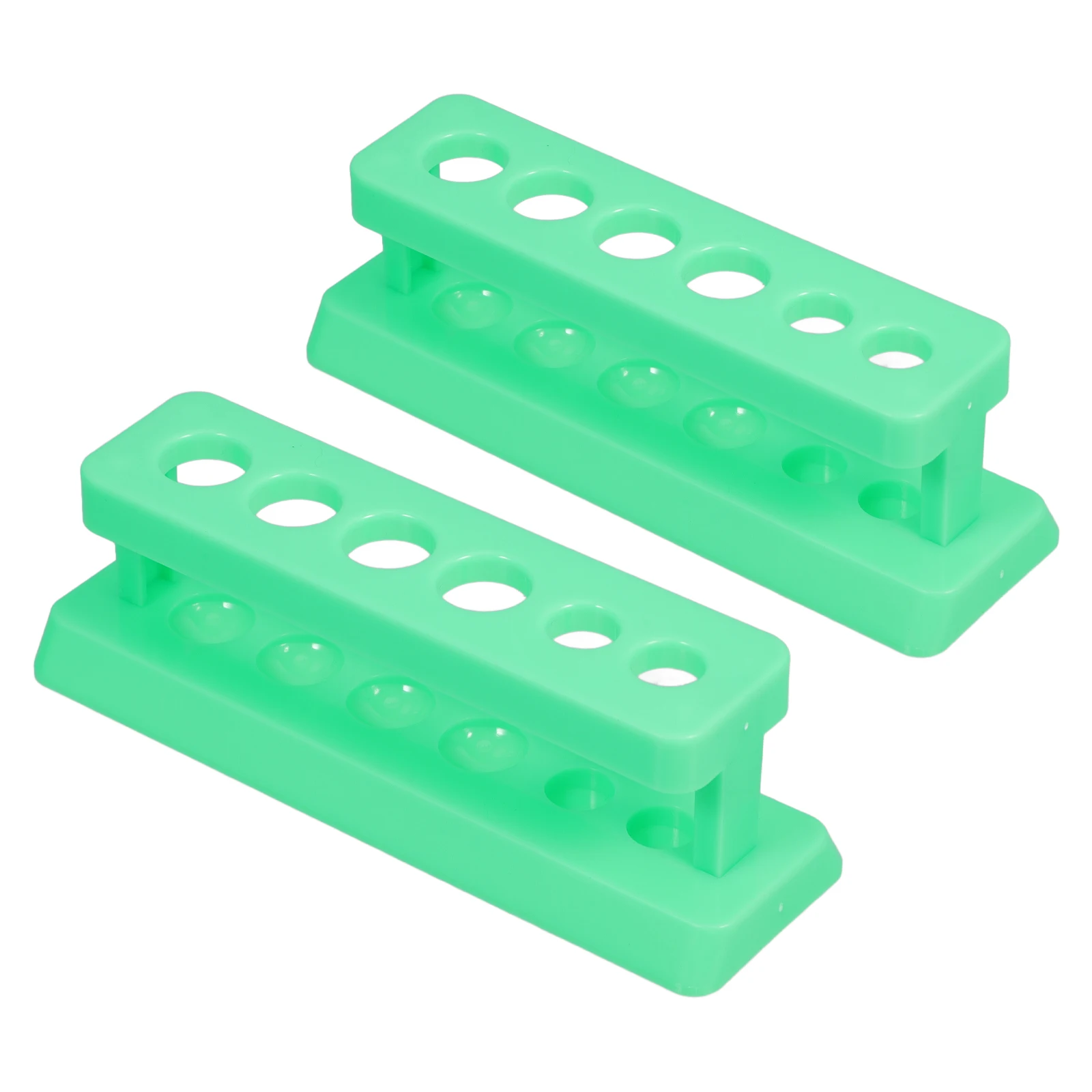 

2 Pcs Test Tube Rack Vial Stand Bottle Holder Storage Multifunctional Organizer