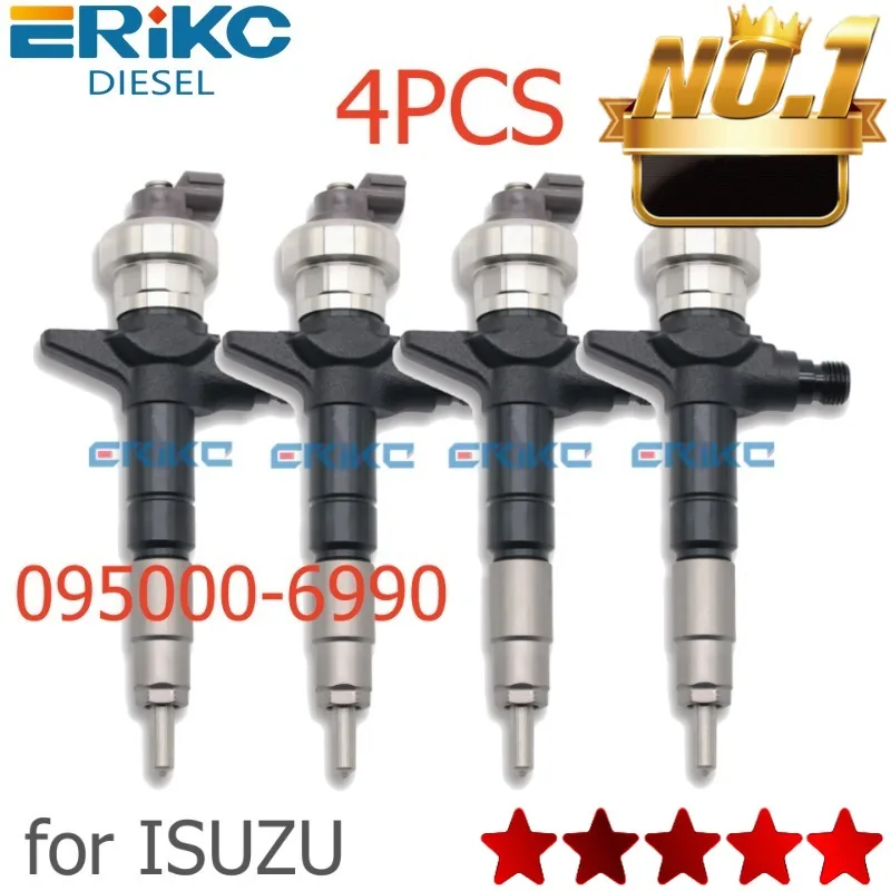 

4PCS 095000-6991 Original Injector 8-98011605-0 Common Rail Injector 095000-6990 095000-6992 095000-6993 095000-6994 for ISUZU