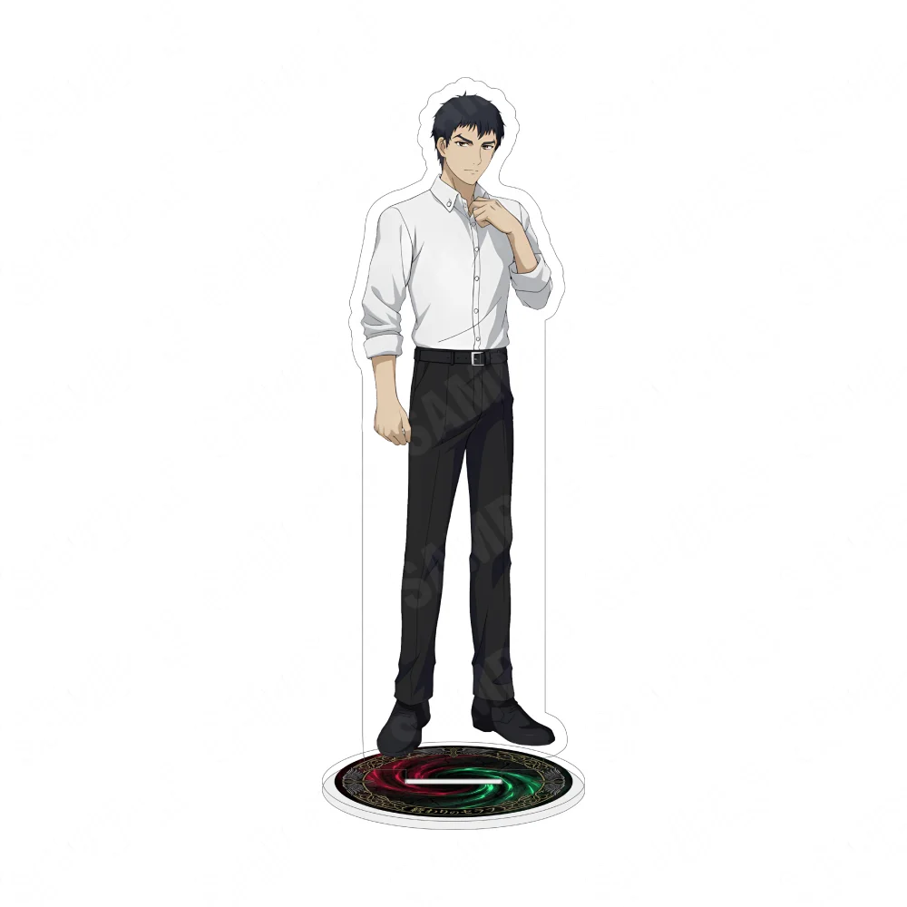 Seraph of the End 15CM HD Print Acrylic Keychain Stand with Mikaela Yuichiro Shinoa Formal Outfit - Anime Desk Decor Fan Gift