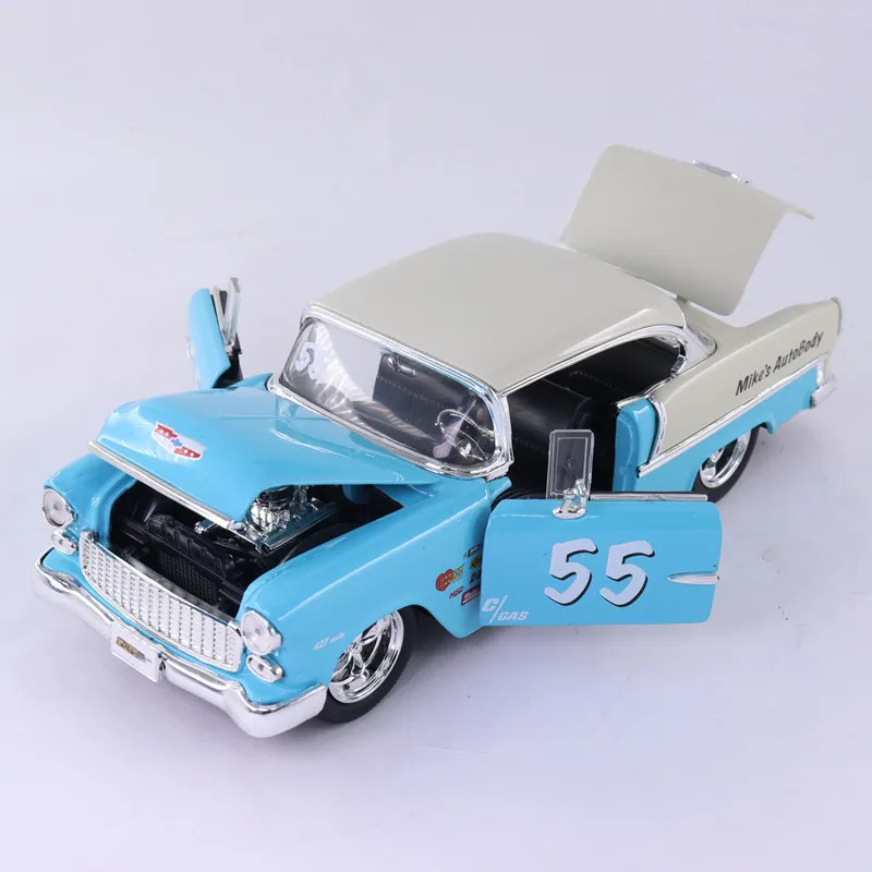 Jada 1:24 1956 Chevrolet BEL AIR High Simulation Diecast Car Metal Alloy Model Car CHEVY Toys For Children Gift Collection