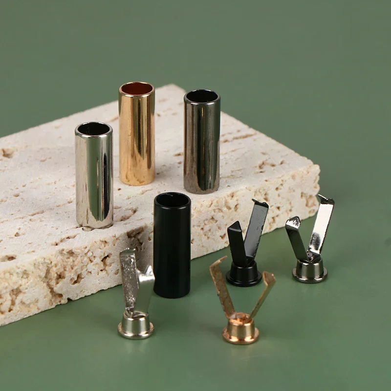 

10 шт. металлических цилиндрических наконечников для шнурков, шляп, одежды, веревок, свитеров, для рукоделия