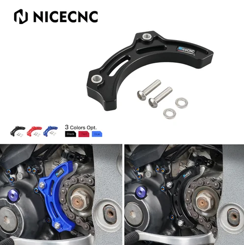 NiceCNC ATV para Yamaha YFZ450R YFZ 450R 2009-2024 2021 cubierta de piñón protector de caja accesorios de repuesto de nailon Premium