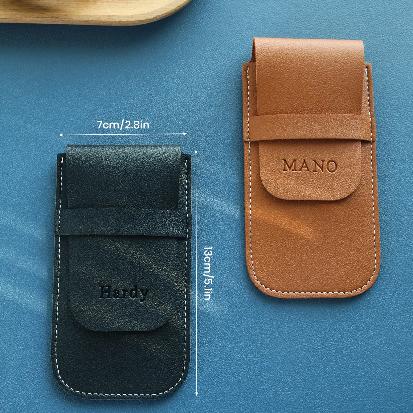 Custom Name Watch Storage Bag Anti-Dust Watch Bag Organizer PU Leather Watch Case Accessories Fashion Flip Cover Gift Bags