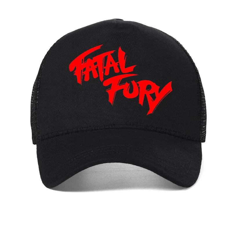 King of Fighters Fatal Fury Terry Bogard Baseball Cap Cosplay Adjustable Hat Unisex Outdoor Sports mesh ventilation hats