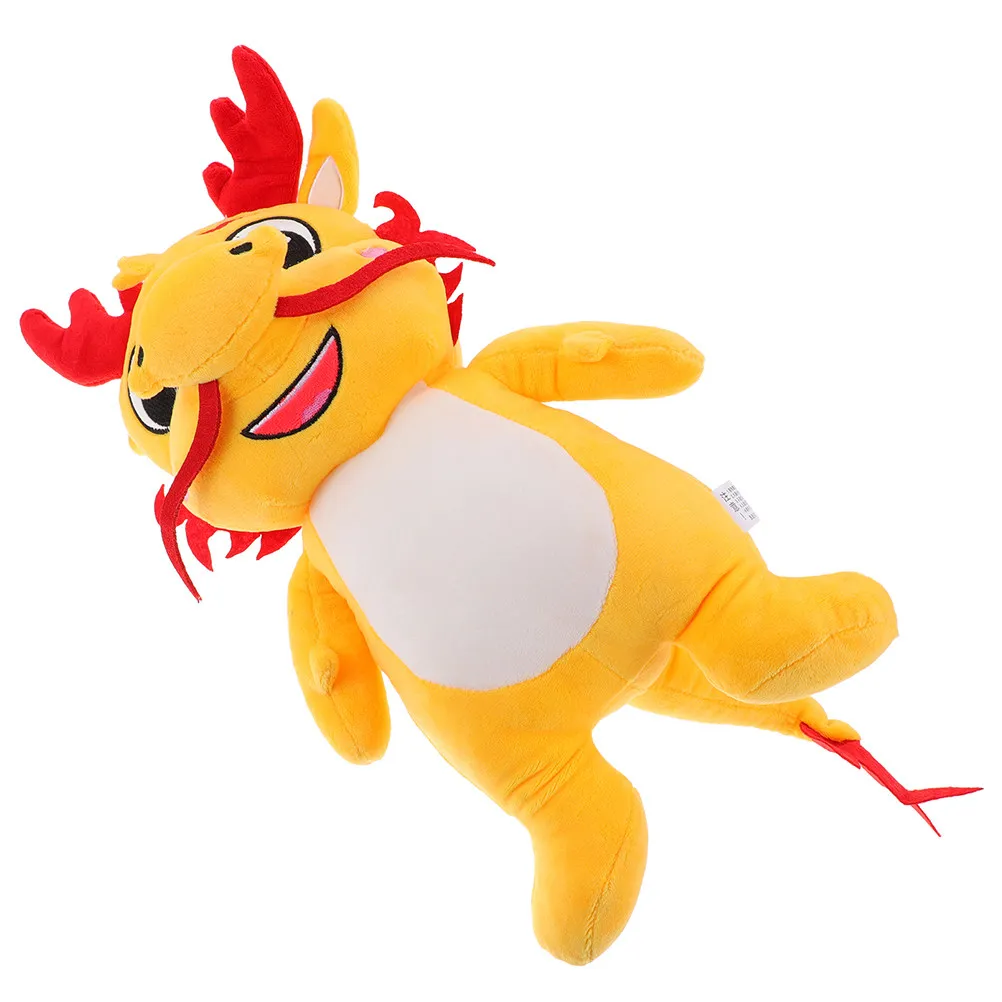 

Stuffed Dragon Mascot Soft Animal Cute Cartoon Design New Year Chinese Zodiac Gift for Kids Family Decoration Dragon
