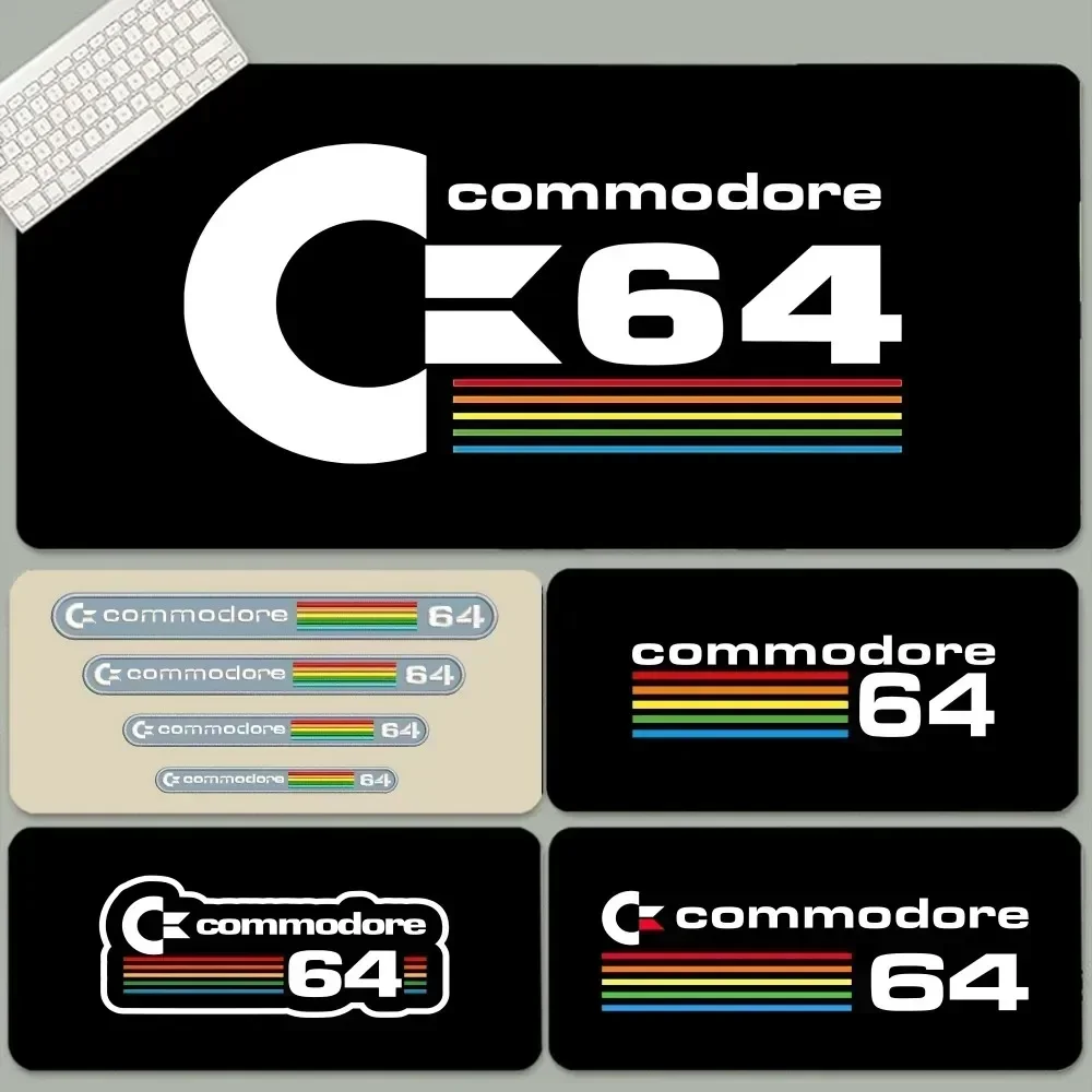 Commodore 64 INS Tide Large Office Computer Desk Mat Table Keyboard Big Mouse Pad Laptop Cushion Non-slip For Teen Girls Bedroom