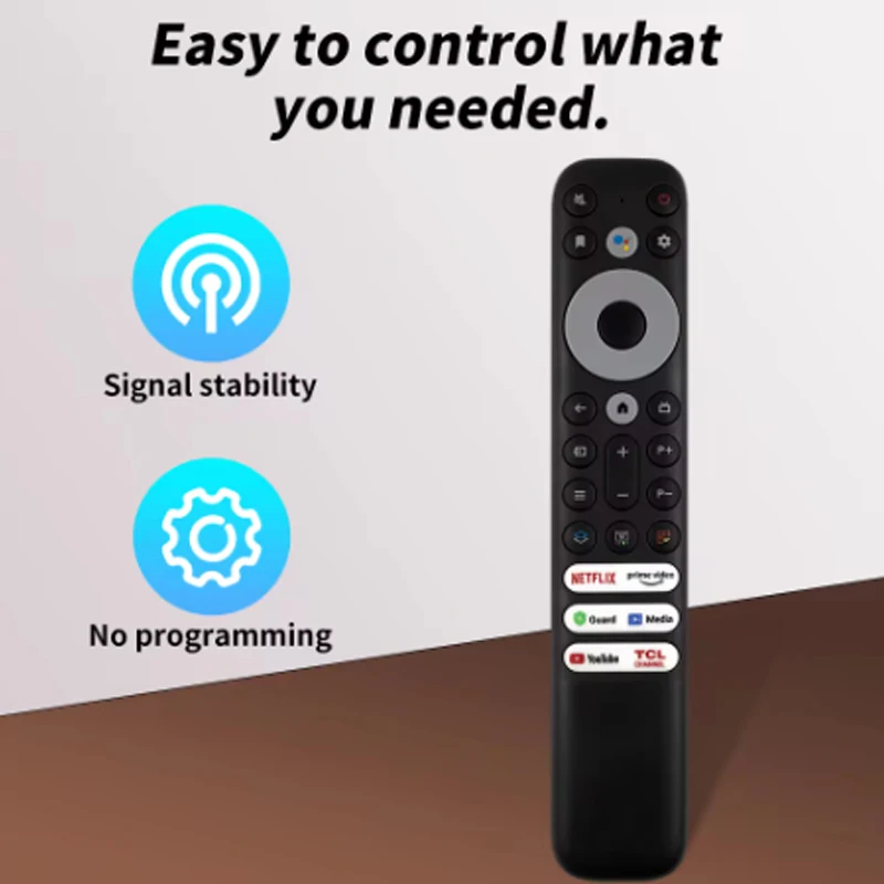 Replacement TCL Remote Control RC902V for TCL Android TV Mini-LED QLED 4K UHD Smart TV with Netflix, Prime Video, YouTube, Guard