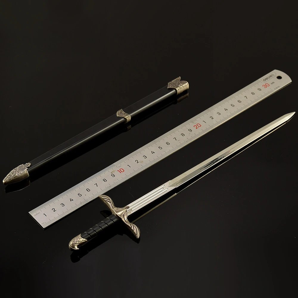 30 سنتيمتر سيف ألتير Ibn-La Ahad قاتل سلاح معدني العقيدة التيار المتناوب لعبة طبق الاصل نموذج 1:6 عمل الشكل ملحق لعبة تحصيل