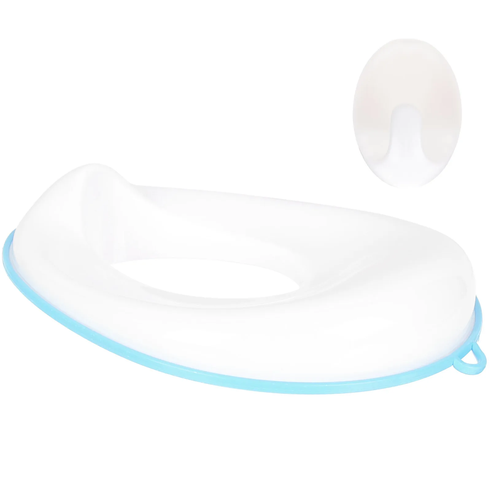 Sedile per vasino per bambini Sedile per WC portatile per neonati Anello per WC per bambini in morbido silicone per la sicurezza dei viaggi a casa