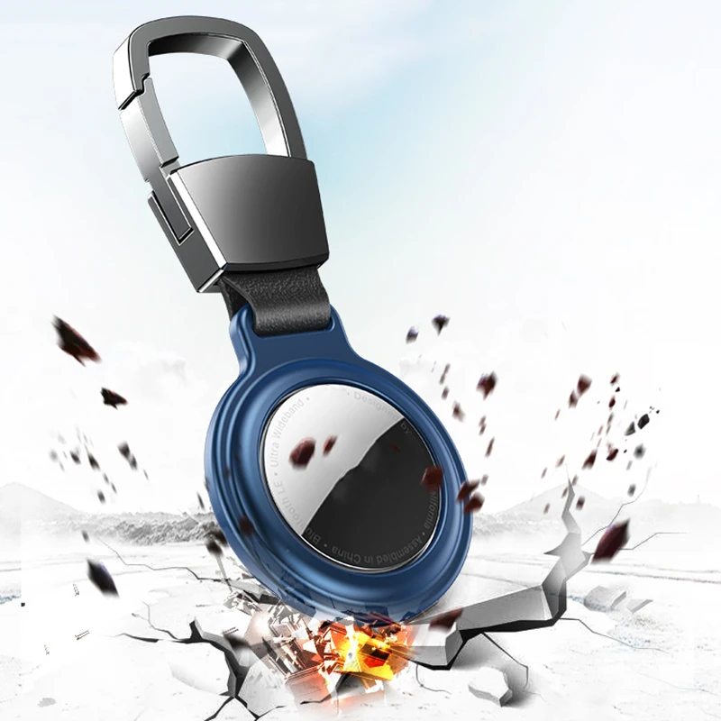 

Magnetic Adsorption Case for Apple Airtags Protective Cover Tracker Accessories Anti-scratch Sleeve Keychain For Air tag Case