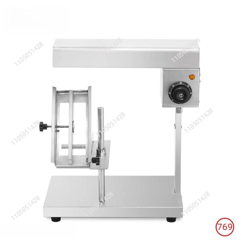 Commercial electric cheese melting machine, desktop wheel cheese machine, western restaurant semi-round cheese heating equipment