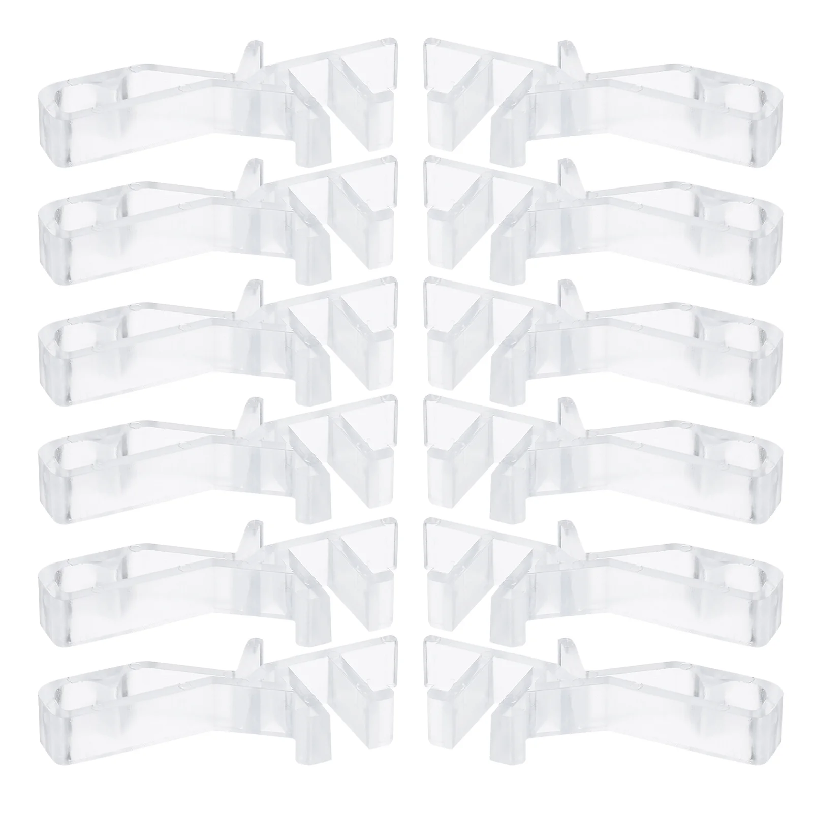 

20Pcs Clear Window Blind Clips Vertical Blinds Replacement Plastic Curtain Holders Adjustable Angle Blind Valance Clips