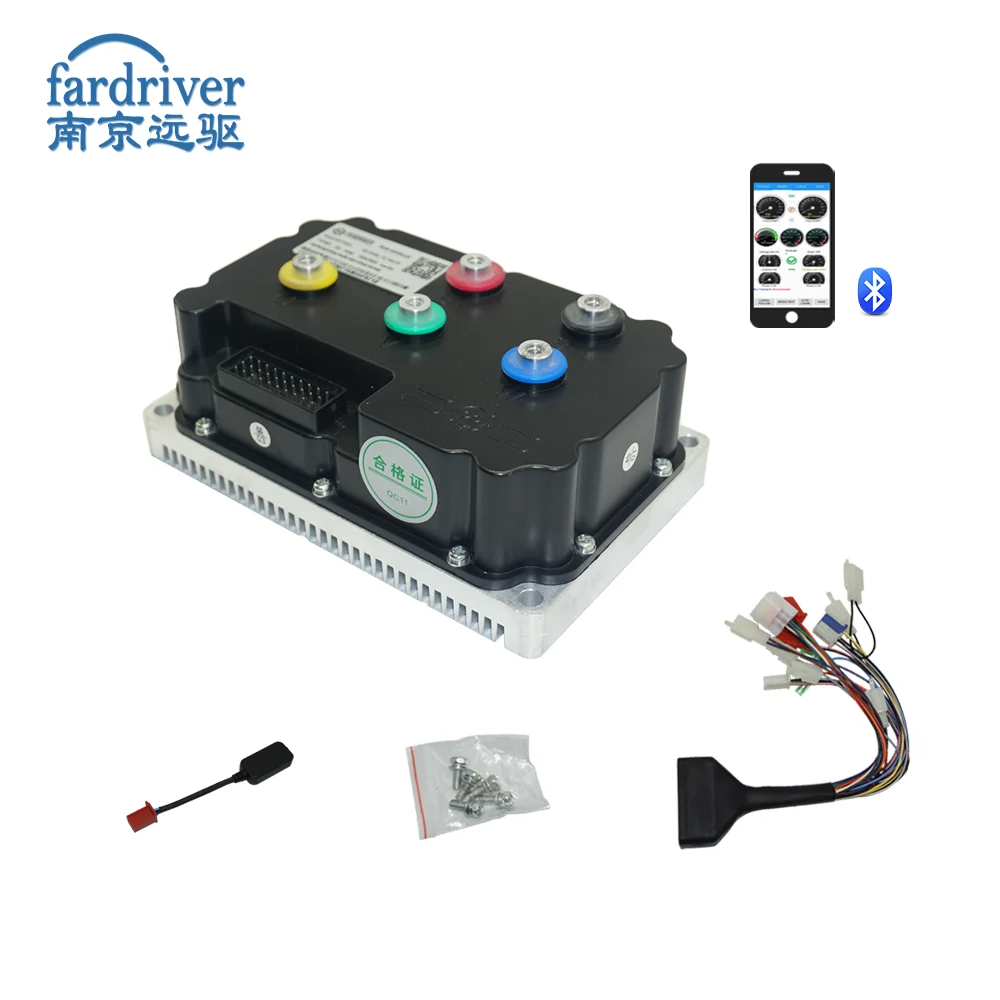 Fardriver Controller ND84360 with Heat Sink 360A for 3000-4000W High Power Electric Motorcycle Scooter Bike Motor