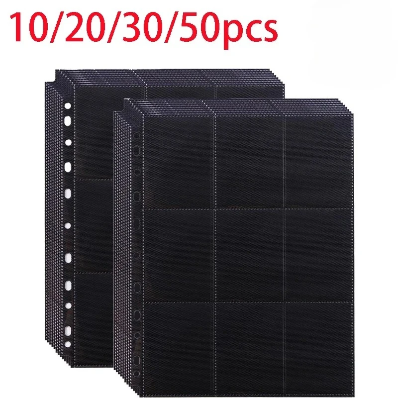 10/20/30/50PCS 11-hole Double-sided Binder for 3-ring Binders 9-pocket  Side-loading Page Protectors for Game Cards Baseball Card - AliExpress 15