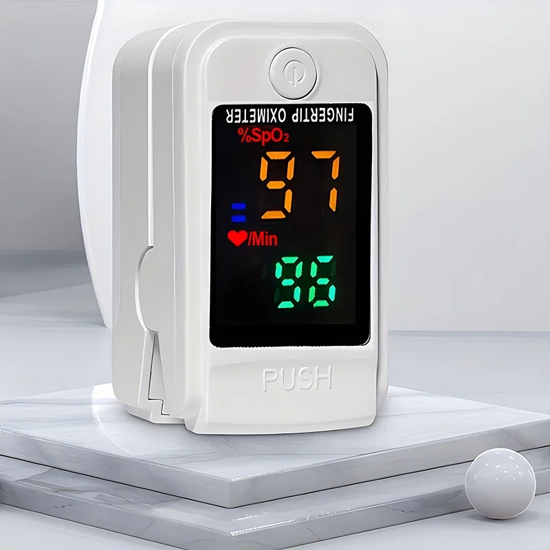 Medical Digital Fingertip Pulse Oximeter Blood Oxygen Saturation Meter Finger SPO2 PR Monitor Oximetro Heart Rate Home Sport