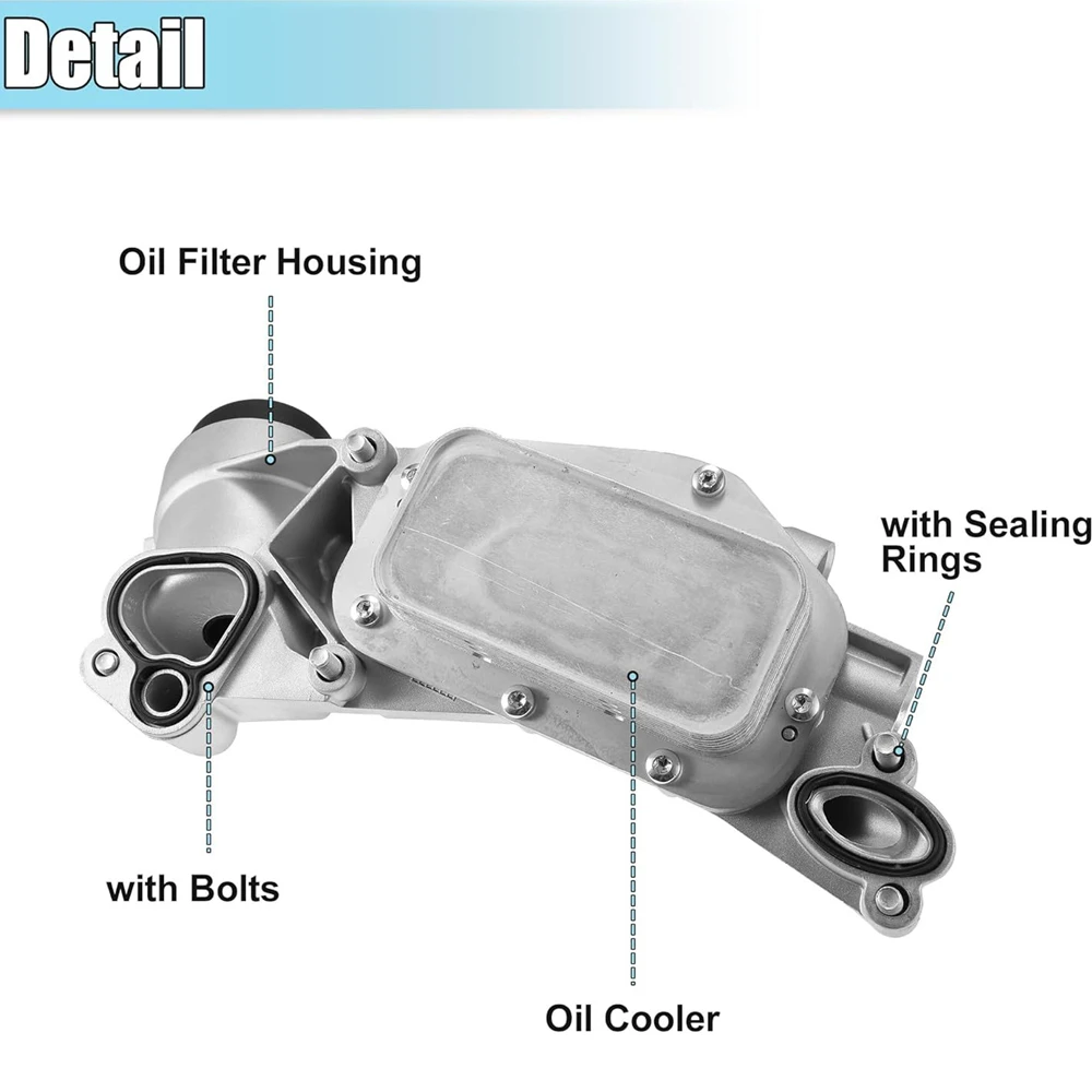 Refrigerador do óleo do motor W/conjunto do filtro de óleo para Cruze, Aveo, 93186324