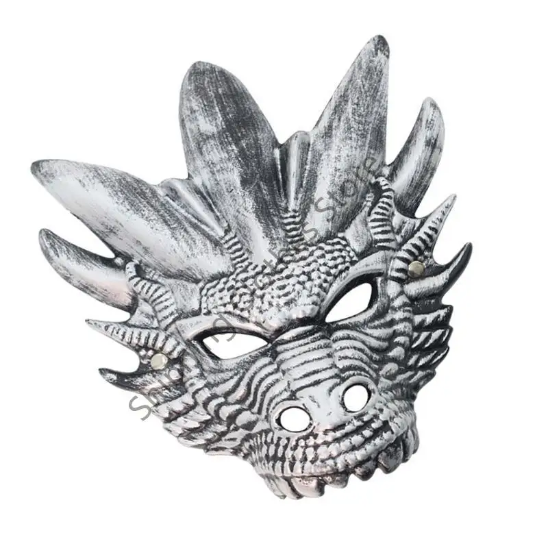 M68A Dragon Head Mask Full Face Maska Halloweenowa maska ​​na Halloween dla kobiet mężczyzn