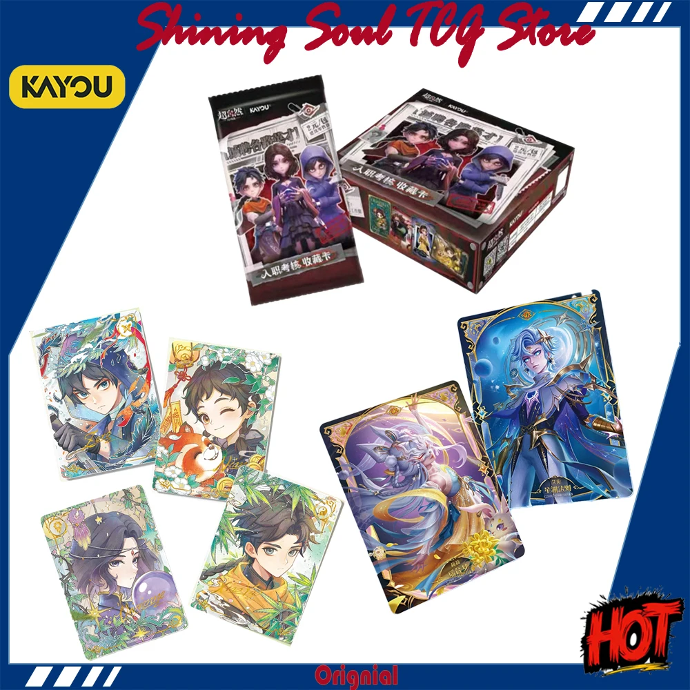 KAYOU Supernatural Action Team Cards Entry Assessment Collectible Cards Fun Shadow Pack Vol 1 Xiao Huang Alice Ling A Nian Cards