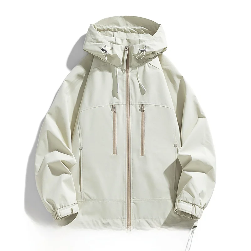 

Мужская уличная куртка для альпинизма 2025: Новинка, ветрозащитная, водонепроницаемая, с капюшоном, функциональная, современная, из полиэфирного волокна