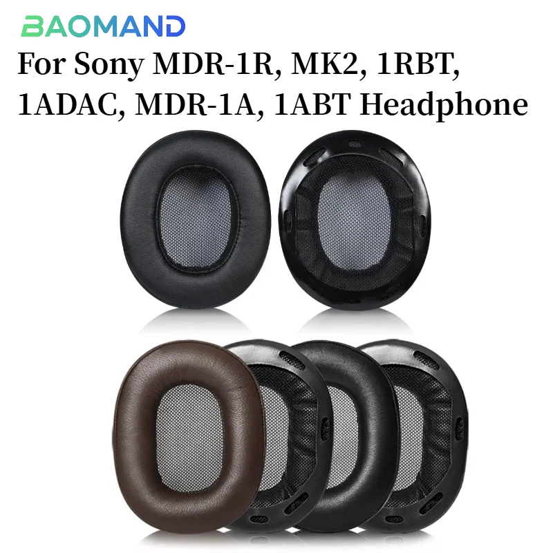 

Replacement Ear Pads Cushions for Sony MDR-1R, MK2, 1RBT, 1ADAC, MDR-1A, 1ABT Headphone Soft Memory Foam Pads/Earpads