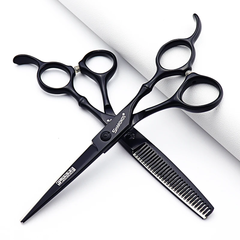 Professional Hairdressing Scissors 6 Inch Genuine Hairsalon Barber Specific Thinning Shears Set Hair Cutting Tools