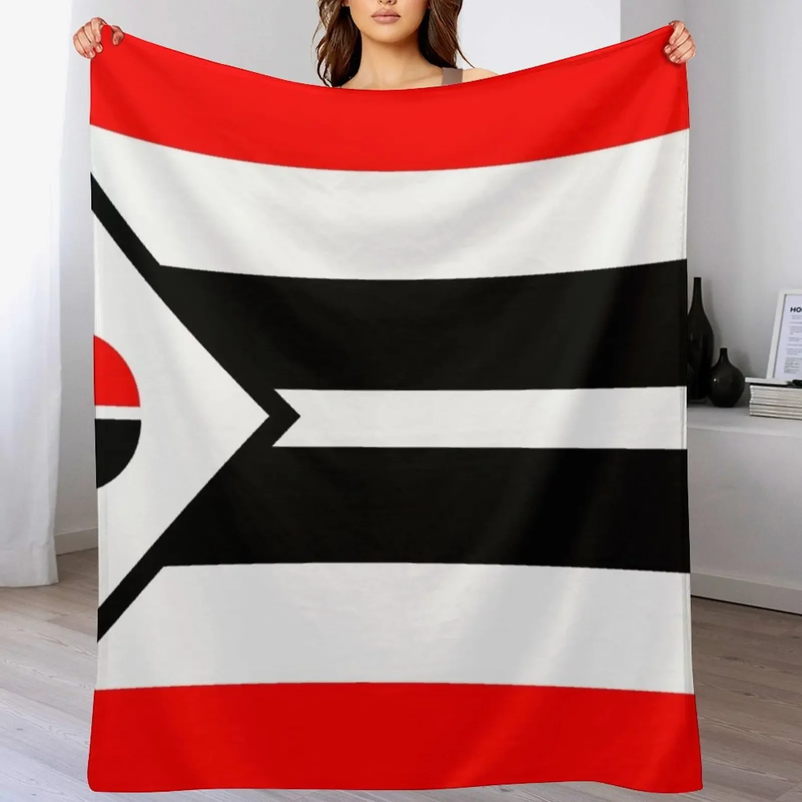 

Flag of Arapaho Nation Indian reservation USA Throw Blanket Thin Custom Winter beds Blankets