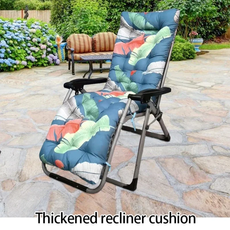 

Rocking Chair Recliner Cushion Long Thickened Printed Home Garden Indoor Outdoor Vine Chair Cushion Soft Cotton Bay Window Mat