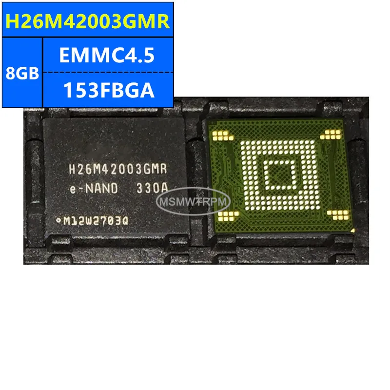 

H26M42003GMR H26M42003FMR H26M42002GMR EMMC4.5 8GB 153FBGA Memory Chip IC Electronic Components New Original