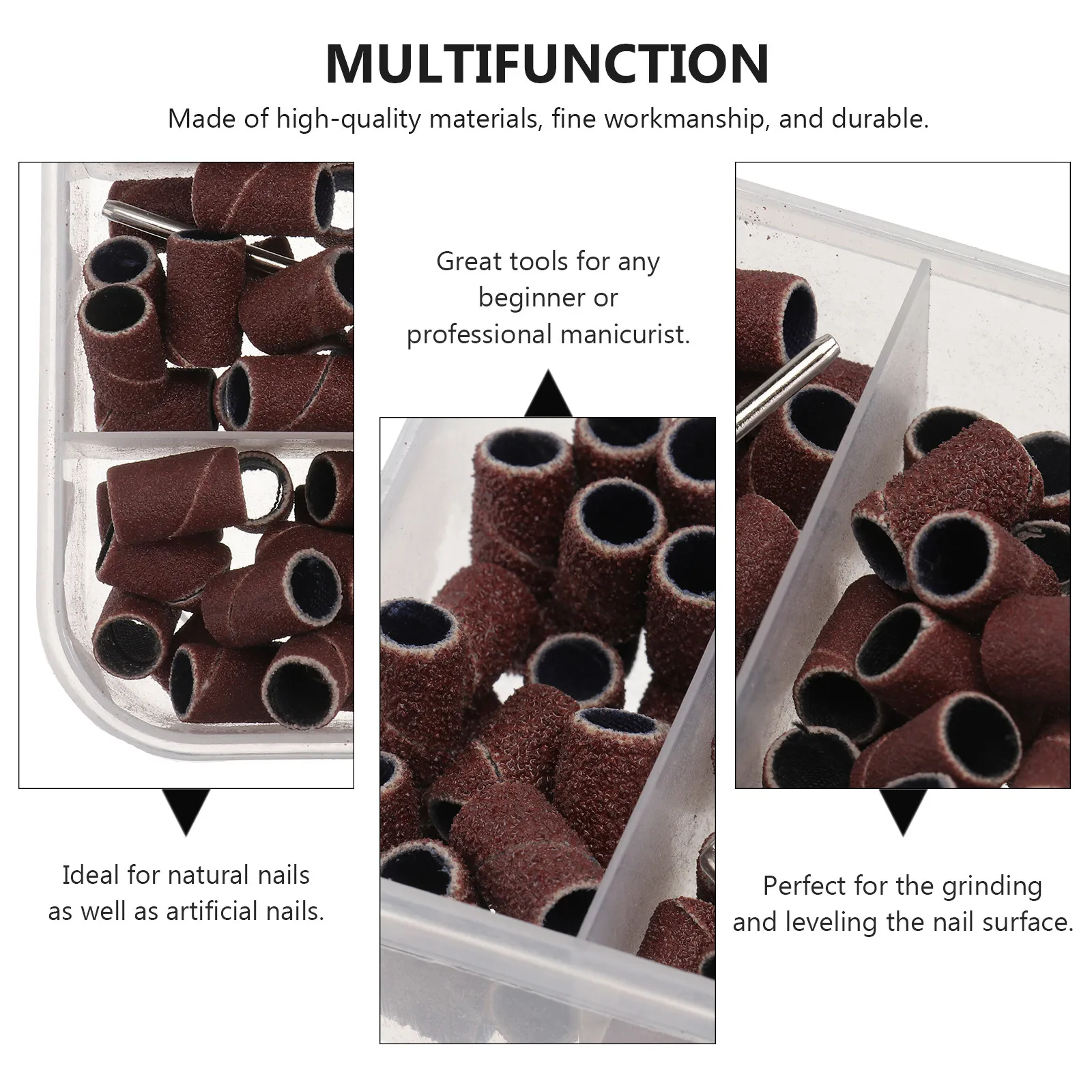 High-Performance Nail Sanding Bands for Manicure – Polishing, Grinding & Surface Leveling Accessories