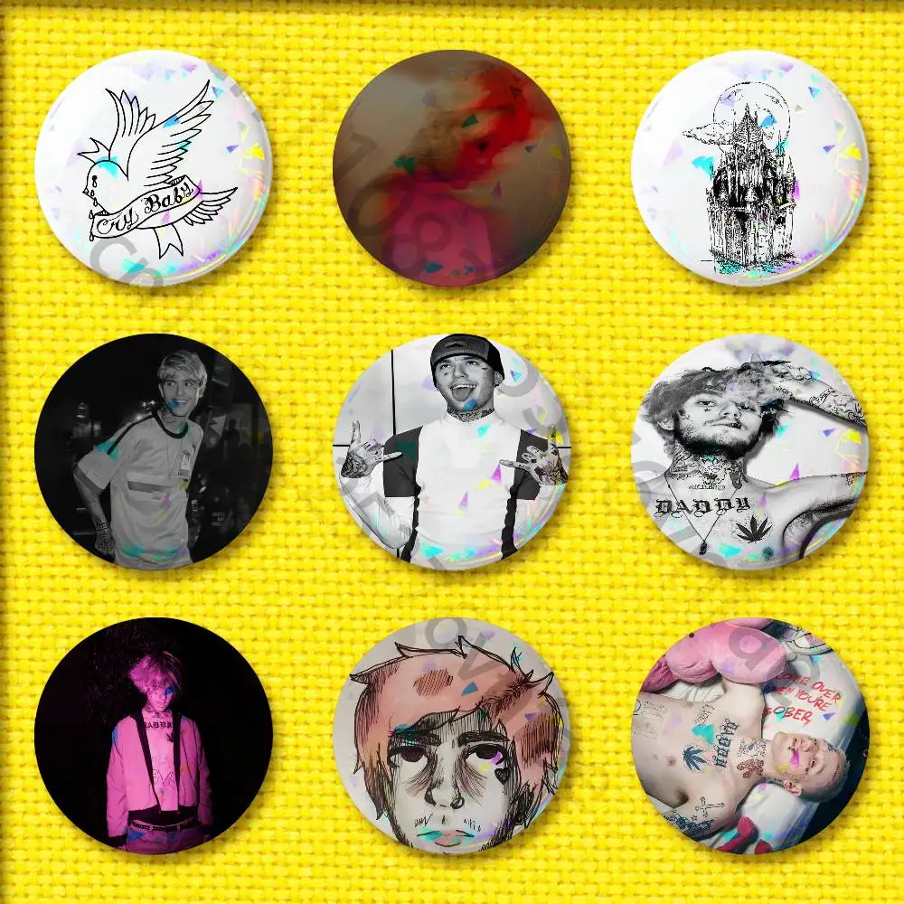 

L-Lil P-Peep Crybaby Hellboy Castles Badge For 44mm 25mm 32mm 75mm 58mm Round Tinplate Pin Brooch Insignia Case Gift