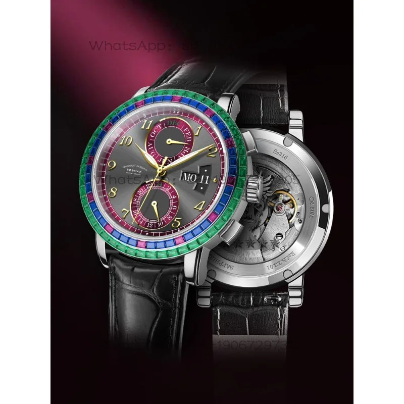 Men's Mechanical Watch Luminous Multi-function Automatic Watch Men's Trend Business Watch