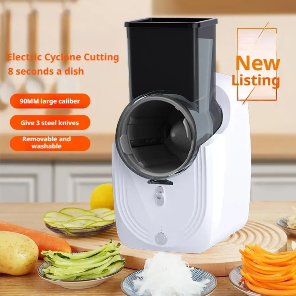 

New Multi-function Vegetable Cutter Household Kitchen Electric Vegetable Cutter Vegetable Slicer Shredder Automatic