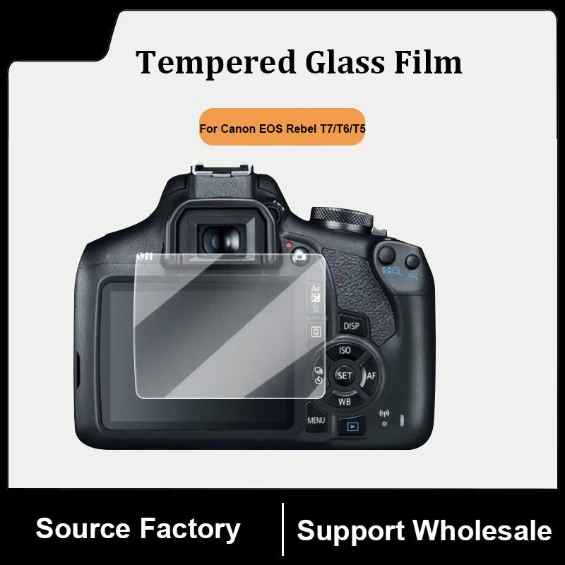 

Camera Tempered Glass Film Screen Protector For Canon EOS Rebel T5 T6 T7