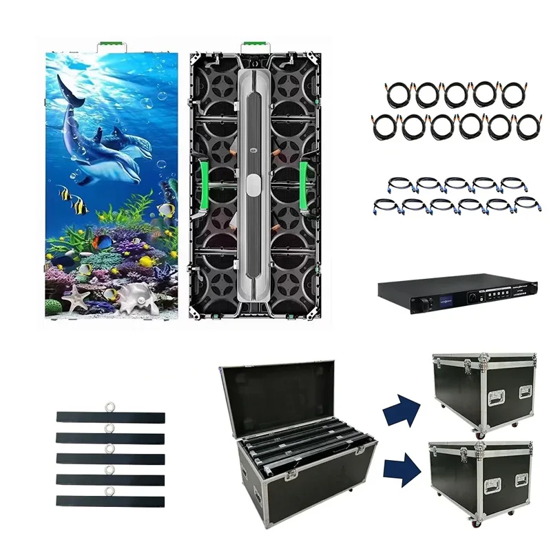 P2.976 LED Rental Screen,  Indoor Led Advertising Sign, Led Display Screen Panel, Stage Background LED Video Wall