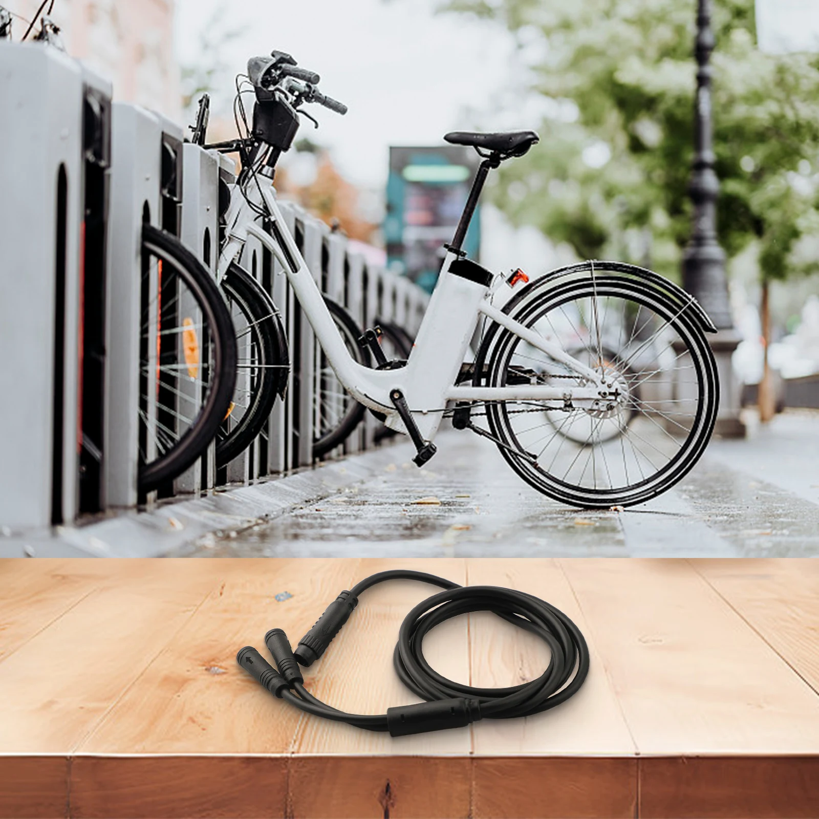 電動自転車用1t2ケーブル,長さ約40cm,取り付けが簡単,40cm