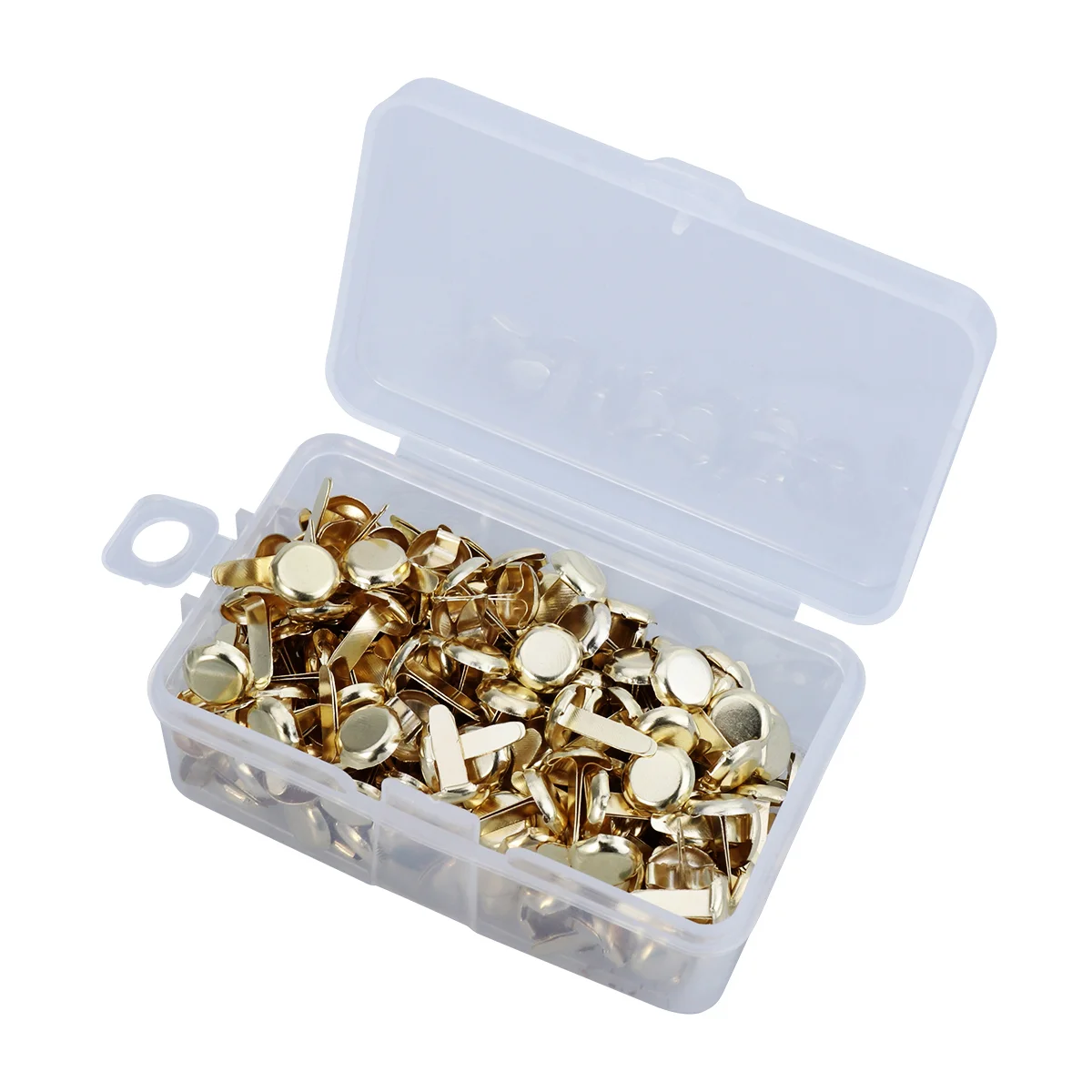 200 Pcs Gold Binder Clips Paper Fasteners Metal Brads Manual Office Child Large Cork Boards for Walls