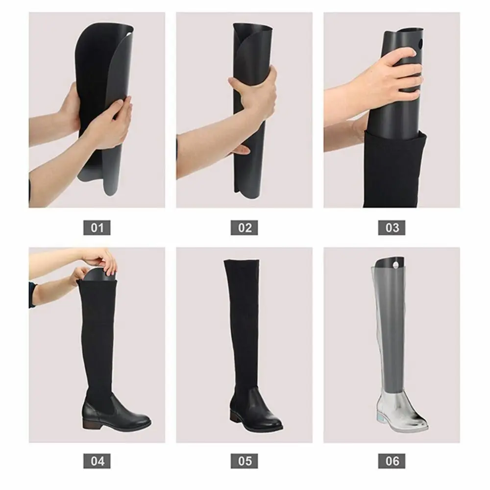 1 Pair PP Tall Boot Support Useful Anti-deformation Reusable Stands Form Inserts Tube Shape Prevent Wrinkles Boot Shaper